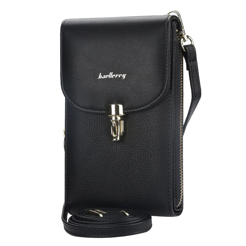 Portofel dama Baellerry BTG-864ZX-N8593 Negru , Piele