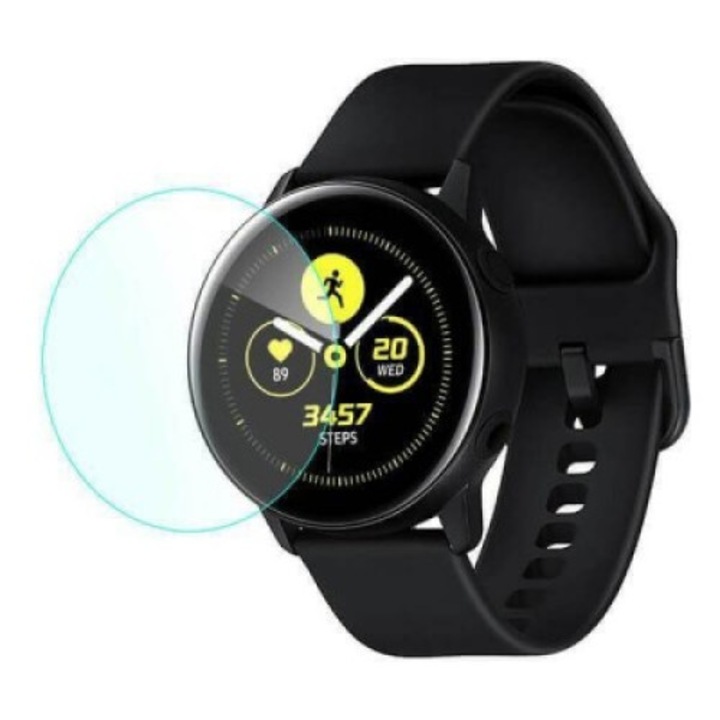 9H üveg védőfólia, Samsung Galaxy Watch Active 2 44mm-hez, átlátszó