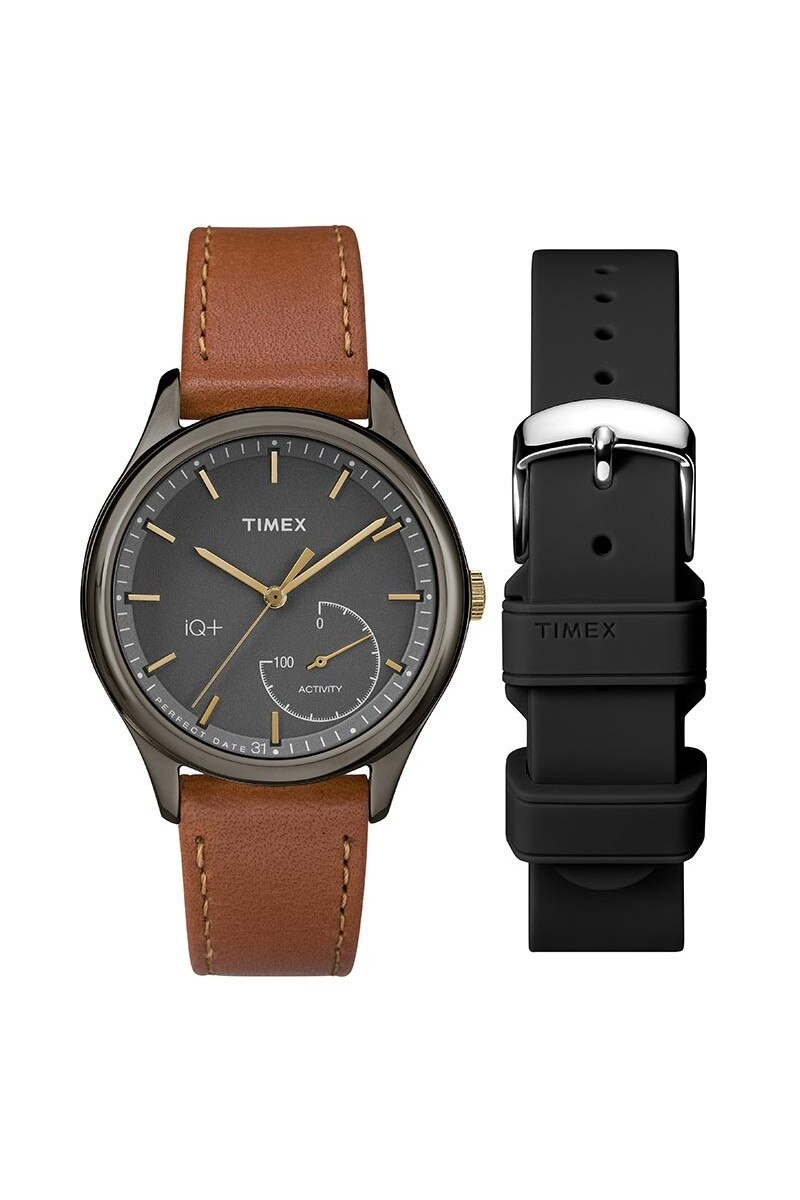 Set ceas dama si curea Timex TWG013800 Quartz Gri