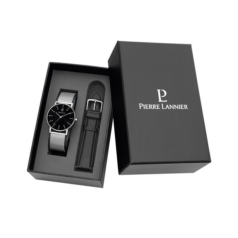 Ceas barbatesc Pierre Lannier 377C138 Quartz Argintiu