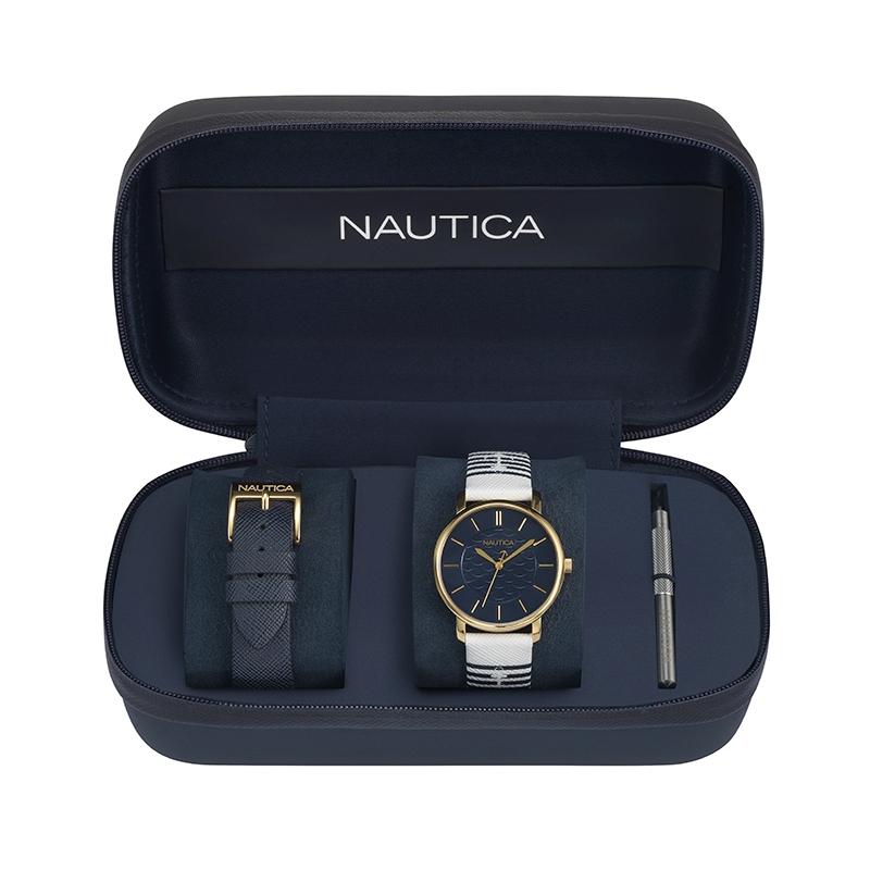 Ceas dama Nautica NAPCGS008 Quartz Auriu