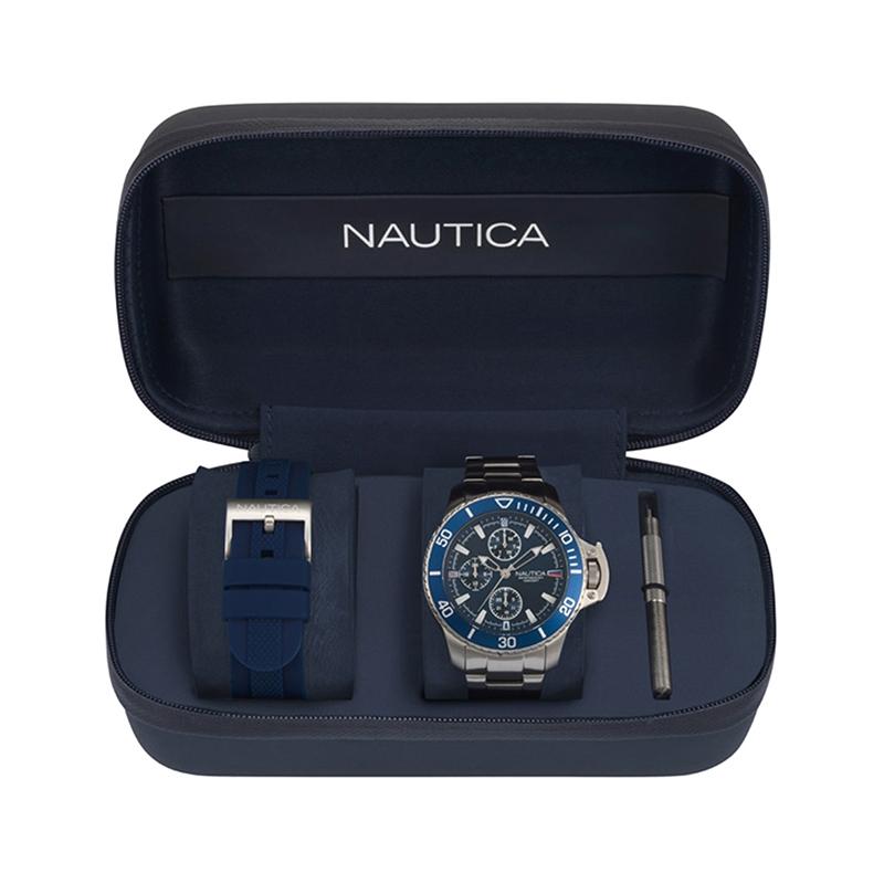 Ceas barbatesc Nautica NAPBYS006 Quartz Argintiu