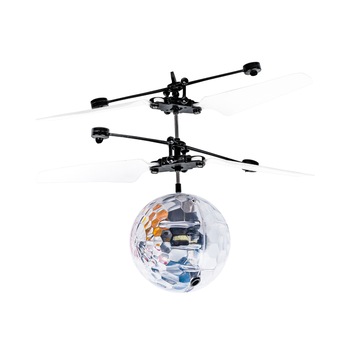 Mini drona cu bila LED, multicolor, Android Mini drona cu bila LED, multicolor, Android