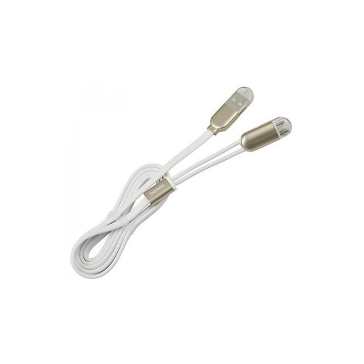 Remax RC025t 2in1 Fehér Kábel