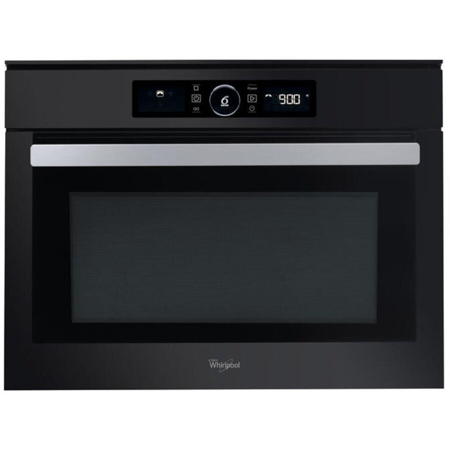 Cuptor cu microunde incorporabil Whirlpool AMW 506/NB, Functie grill, Functie Crisp, 40 l, 900 W, Negru