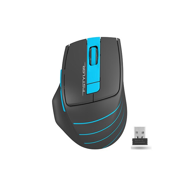 Mouse optic A4tech FG30 Fstyler, Wireless, Albastru