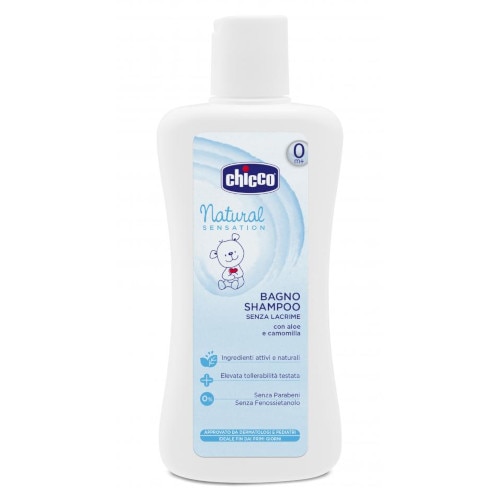 Gel Chicco de Dus si Sampon fara Lacrimi Natural Sensation, 200ml
