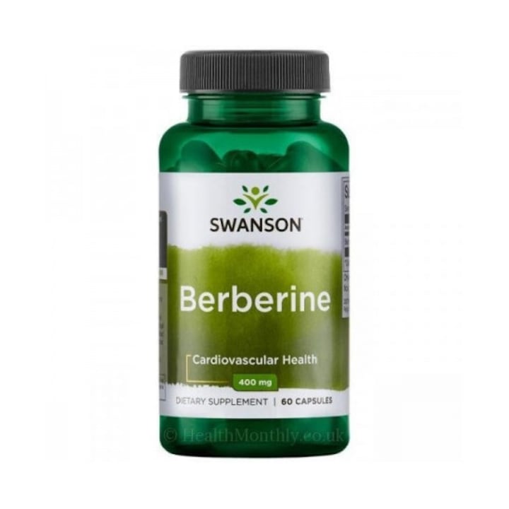 Хранителна добавка Swanson, Berberine 400 Mg 60 Капсули