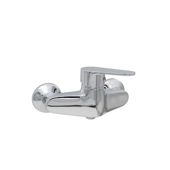 Baterie cabina dus cu scurgere prin furtun dus, Gelamor, 2083, alama, crom, set de dus inclus Baterie cabina dus cu scurgere prin furtun dus, Gelamor, 2083, alama, crom, set de dus inclus