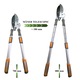 Richmann exclusive ágvágó olló 70-88 cm, teflon, teleszkópos fogantyúval, SK5 acél pengével