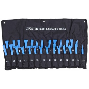 Set scule pentru demontat cleme tapiterii 27 piese Set scule pentru demontat cleme tapiterii 27 piese