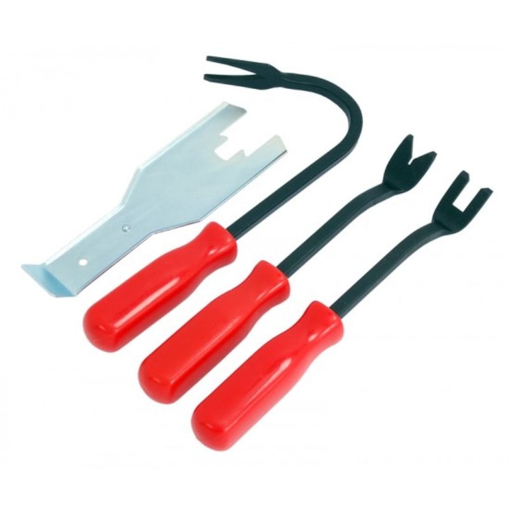 Set scule pentru cleme de plastic tapiterie, 4 piese