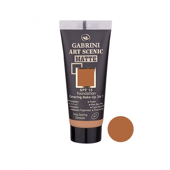 Fond de ten ART SCENIC MATTE 3 in 1 Gabrini, SPF 15, 35 ml, Nr. 10 Fond de ten ART SCENIC MATTE 3 in 1 Gabrini, SPF 15, 35 ml, Nr. 10