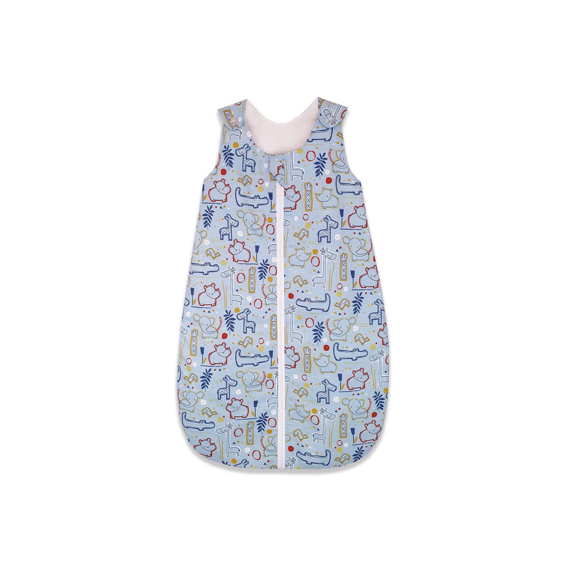 Sac de dormit, KidsDecor, vara 0.5 tog Circul Animalelor bleu 70 cm