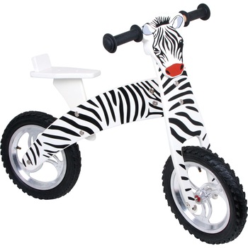 Bicicleta de echilibru fara pedale, Legler, model Zebra, 82 x 37 x 65 cm, lemn Bicicleta de echilibru fara pedale, Legler, model Zebra, 82 x 37 x 65 cm, lemn