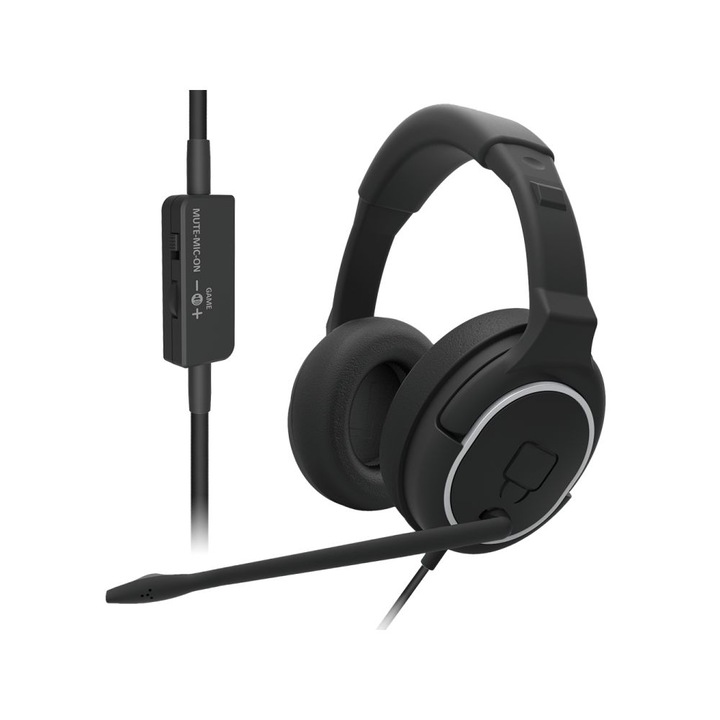 Venom VS2855 Nighthawk gamer headset, Fekete