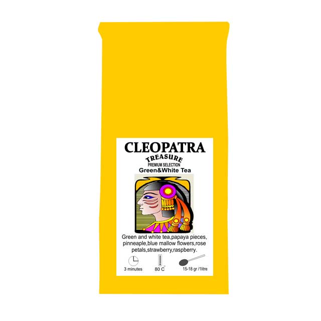 Ceai Verde Cleopatra ,infuzie,punga 200g , Treasure