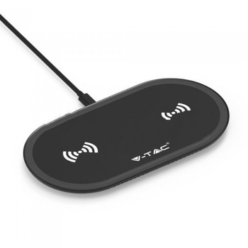 Incarcator wireless, V-TAC, 10W, negru Incarcator wireless, V-TAC, 10W, negru