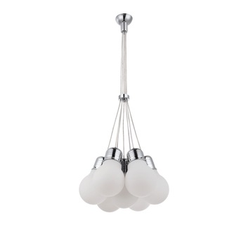 Pendul Interior Erste Sphere 7X60W Max E27 EL0038533 Culoare Crom Alb Pendul Interior Erste Sphere 7X60W Max E27 EL0038533 Culoare Crom Alb