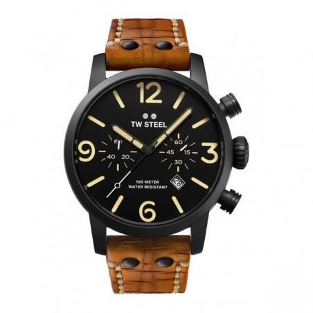 Ceas barbatesc TW-Steel MS34 Maverick 48mm, 10ATM, Negru