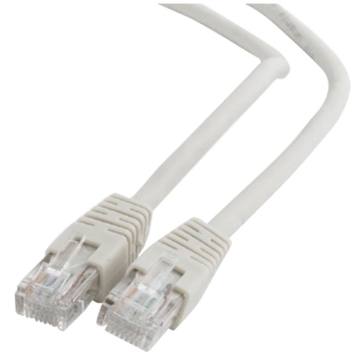 Кабел UTP GEMBIRD Cat6, Мед-алуминий, 5 м, Сив, AWG26, PP6U-5M