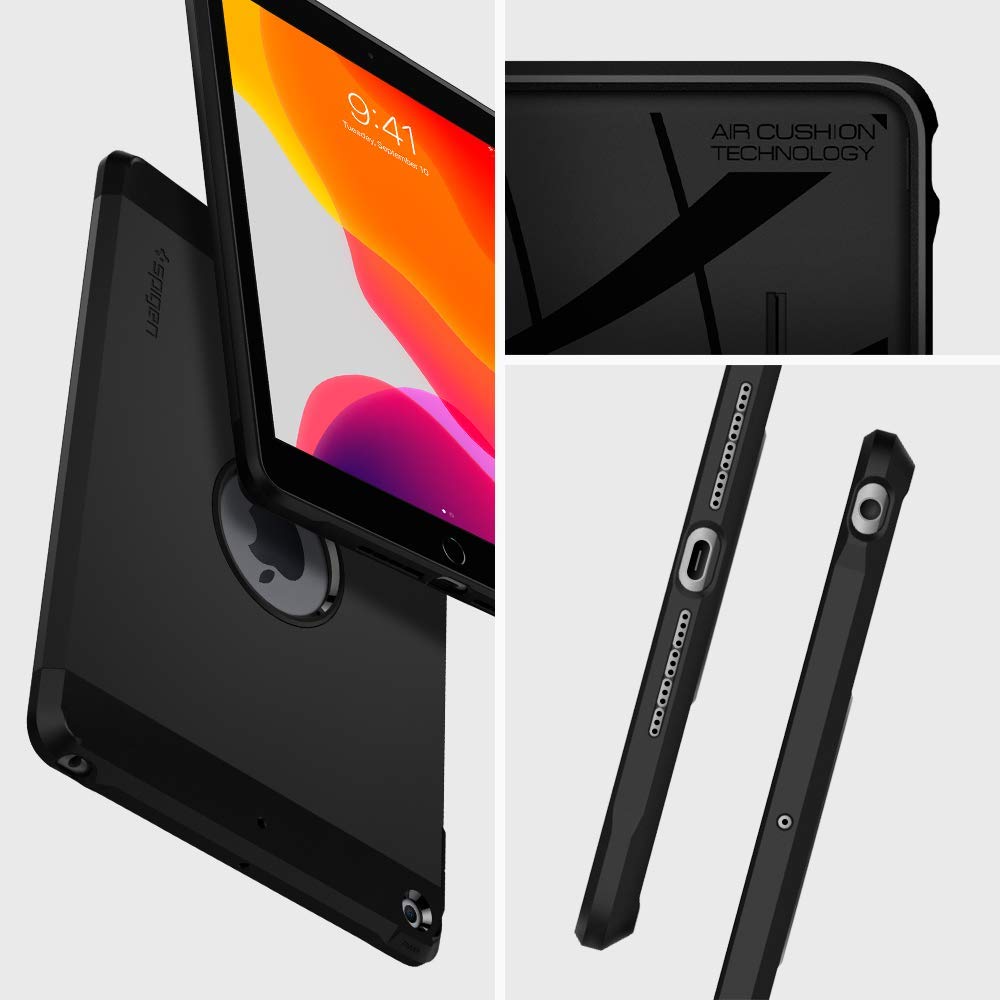 Carcasa Spigen Tough Armor compatibila cu iPad 10.2 inch (2019/2020/2021) Black