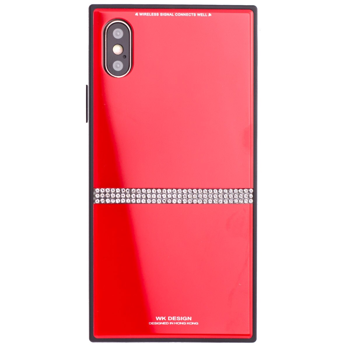 Husa spate sticla iPhone X, Cara Rosie WK