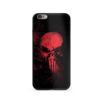 Husa Capac TPU / Glass, PUNISHER 001, iPhone 7 /8 cu Licenta, Blister Husa Capac TPU / Glass, PUNISHER 001, iPhone 7 /8 cu Licenta, Blister