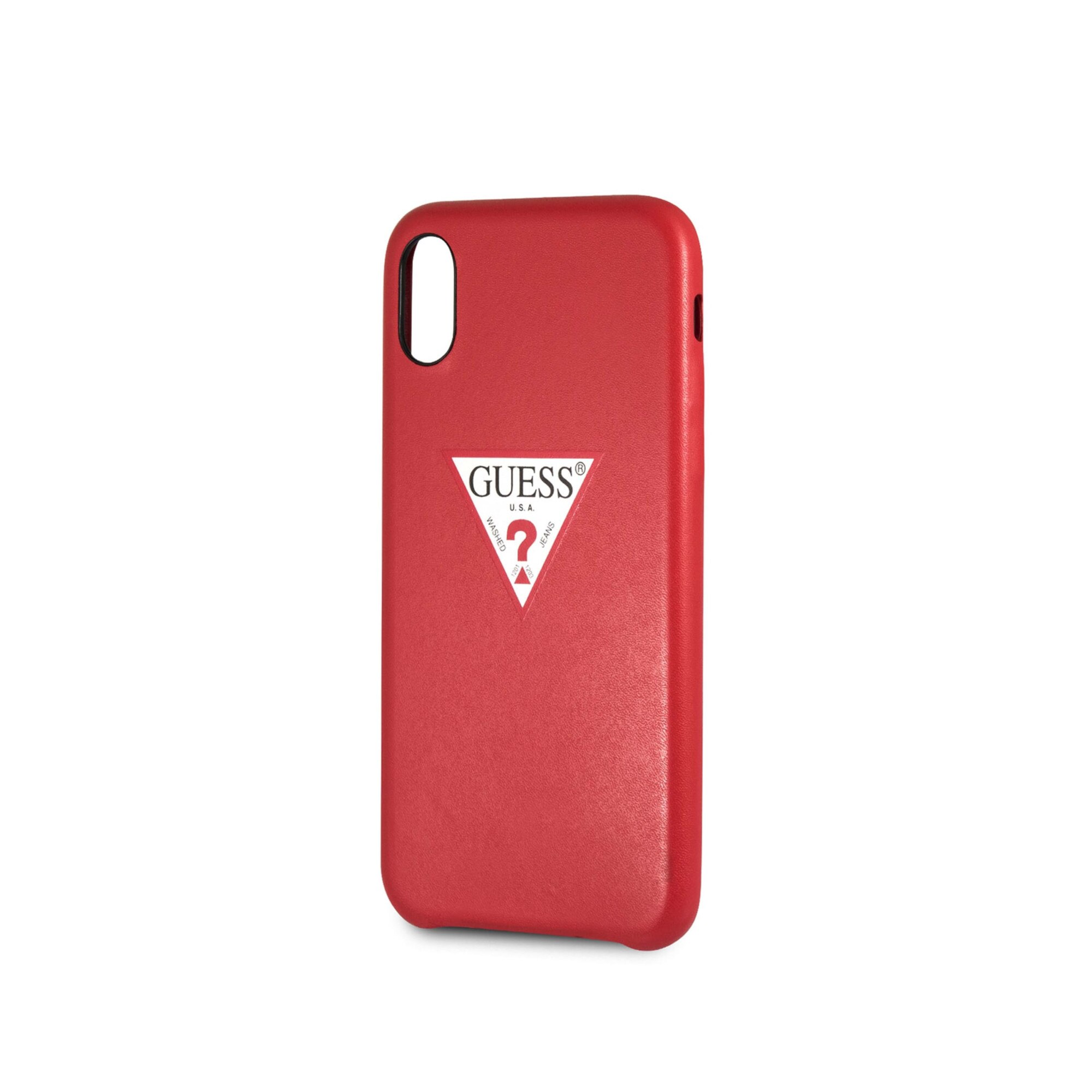 Husa iPhone XS MAX Guess Triangle Red