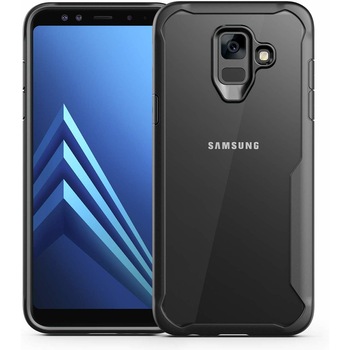 Husa din silicon + policarbonat transparent, protectie 360 grade, Samsung Galaxy A6 (2018) - CaseMe Army, Negru Husa din silicon + policarbonat transparent, protectie 360 grade, Samsung Galaxy A6 (2018) - CaseMe Army, Negru