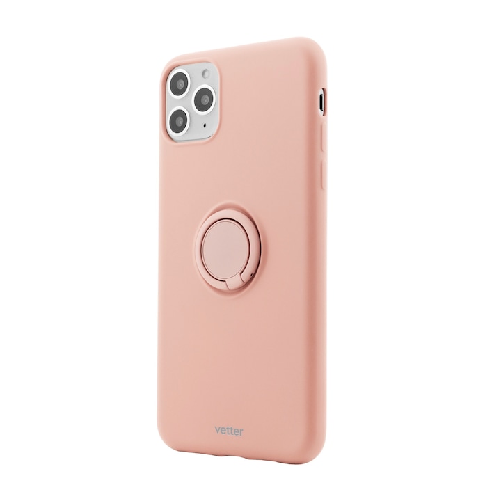 Кейс за iPhone 11 Pro Vetter Soft Pro с магнитна стойка Розов