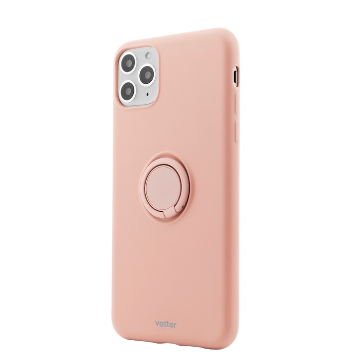 Husa pentru iPhone 11 Pro Max Vetter Soft Pro With Magnetic Istand Roz