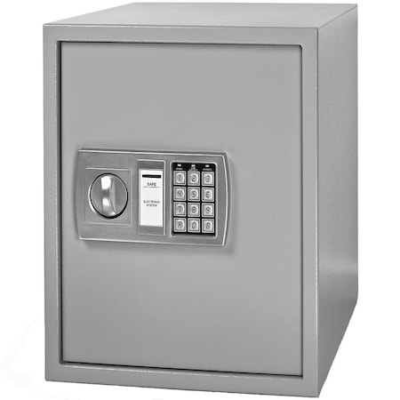 Seif Office/inchidere electronica +cheie/documente si valori, 35x40x40,Otel,Deuba