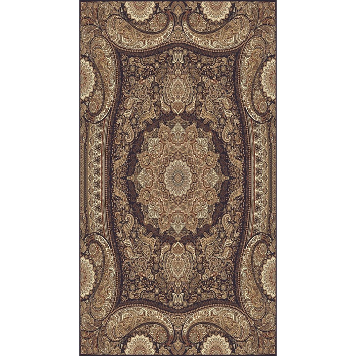 Covor Floral Roxolana, albastru, 50000/13, 160cm latime cu 230cm lungime