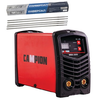 Aparat de sudura MMA cu invertor 300A, 1.5 - 4 mm, Campion MMA-300S mini+ Electrozi De Sudura, Universal Paton, 3mm Aparat de sudura MMA cu invertor 300A, 1.5 - 4 mm, Campion MMA-300S mini+ Electrozi De Sudura, Universal Paton, 3mm