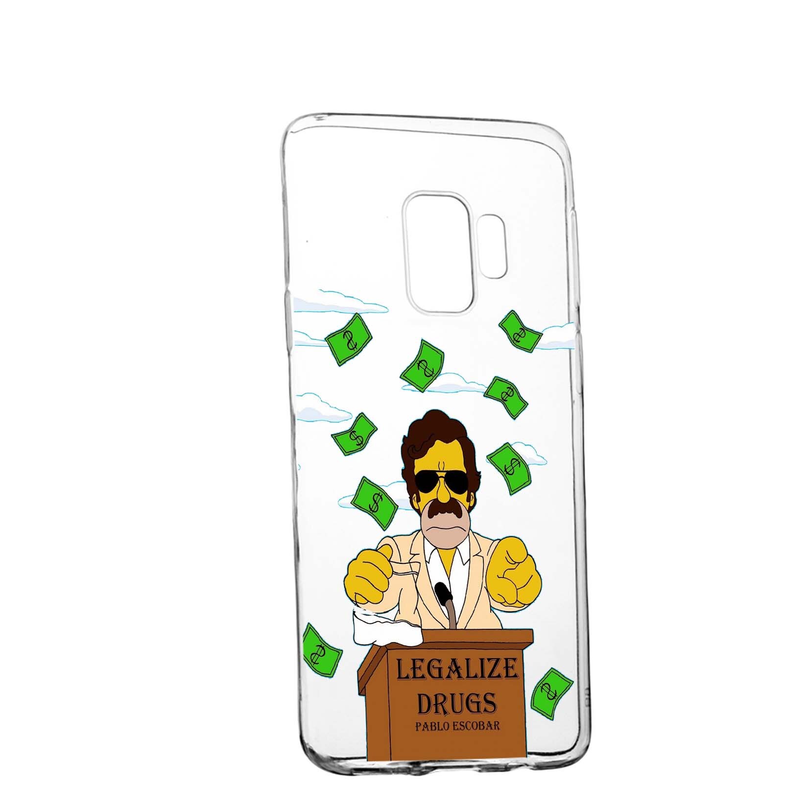Husa de protectie Narcos Pablo Escobar, Movie pentru Samsung Galaxy S9 Plus, rezistenta la uzura, anti-alunecare, din silicon Premium, 437