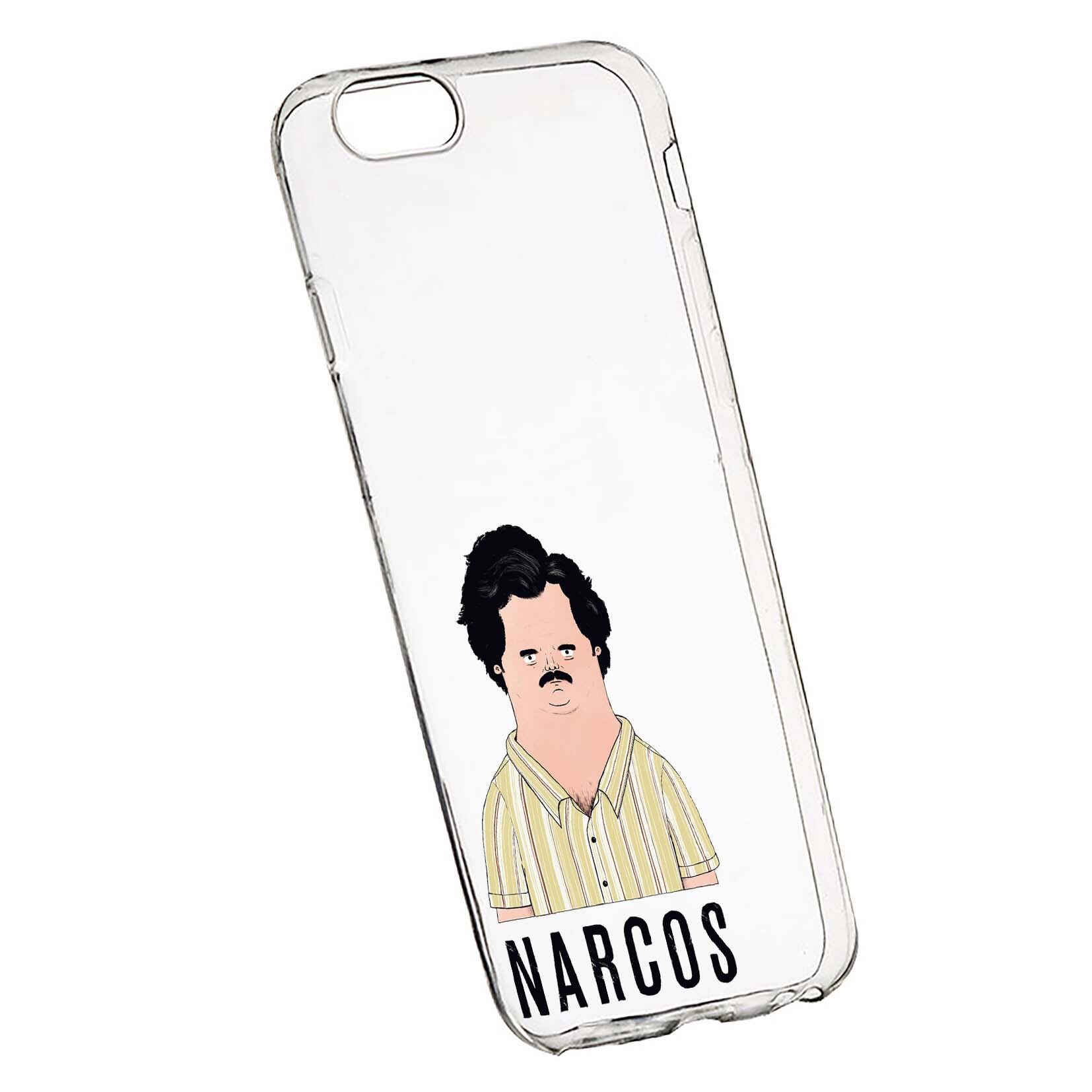 Husa de protectie Narcos Pablo Escobar, Movie pentru Apple iPhone 6 Plus / 6S Plus, rezistenta la uzura, anti-alunecare, din silicon Premium, 436