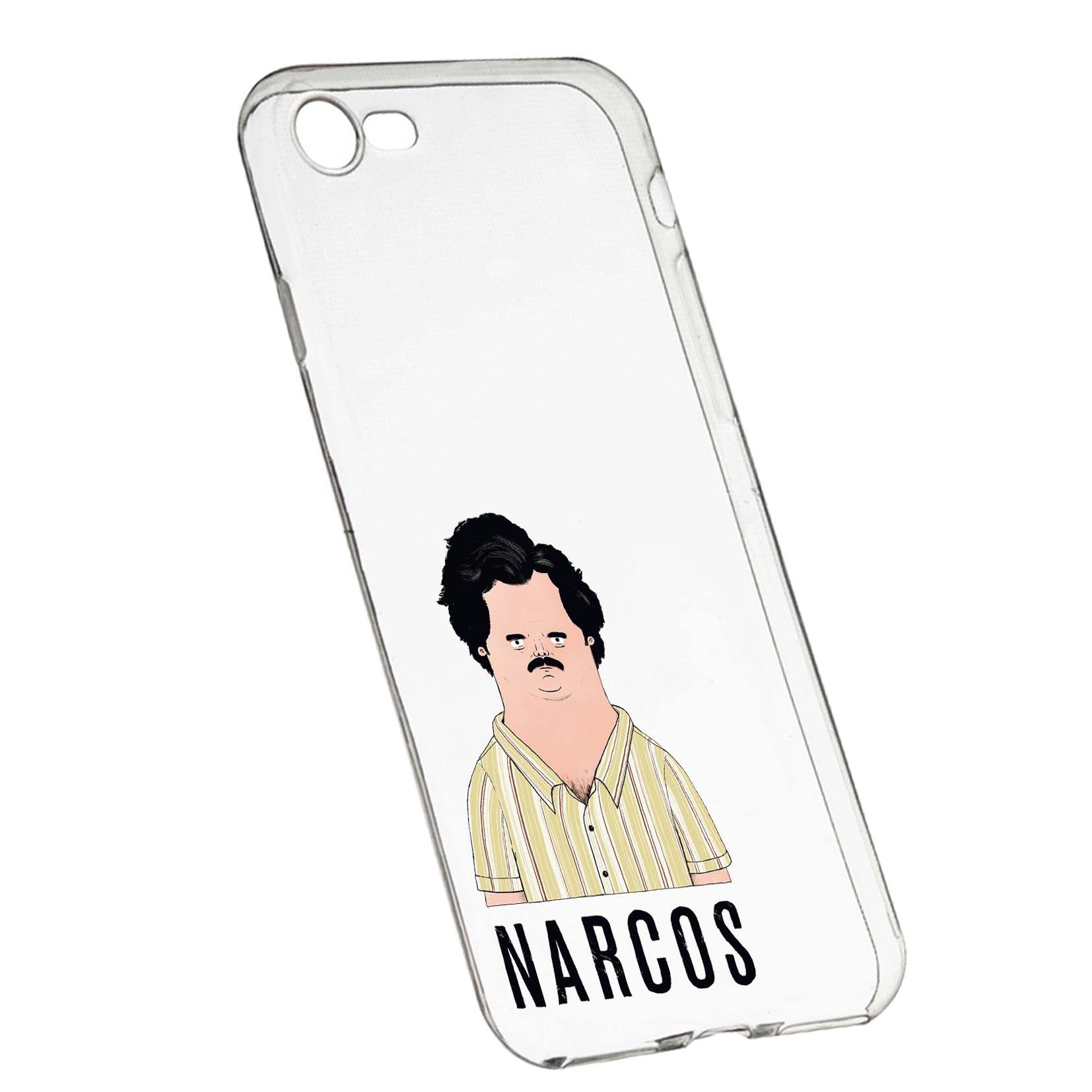 Husa de protectie Narcos Pablo Escobar, Movie pentru Apple iPhone 6 / 6S, rezistenta la uzura, anti-alunecare, din silicon Premium, 436