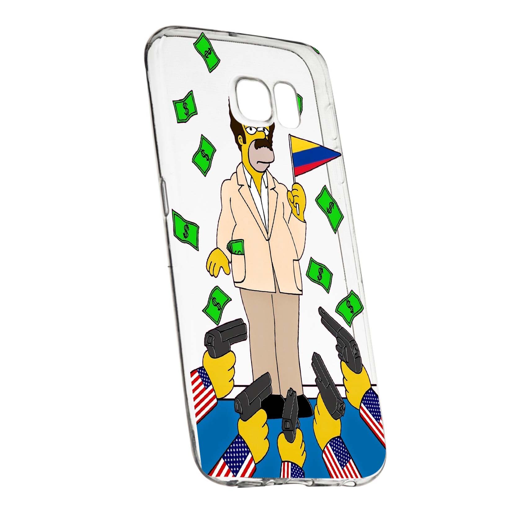 Husa de protectie Narcos Simpson, Movie pentru HTC U Ultra, rezistenta la uzura, anti-alunecare, din silicon Premium, 439