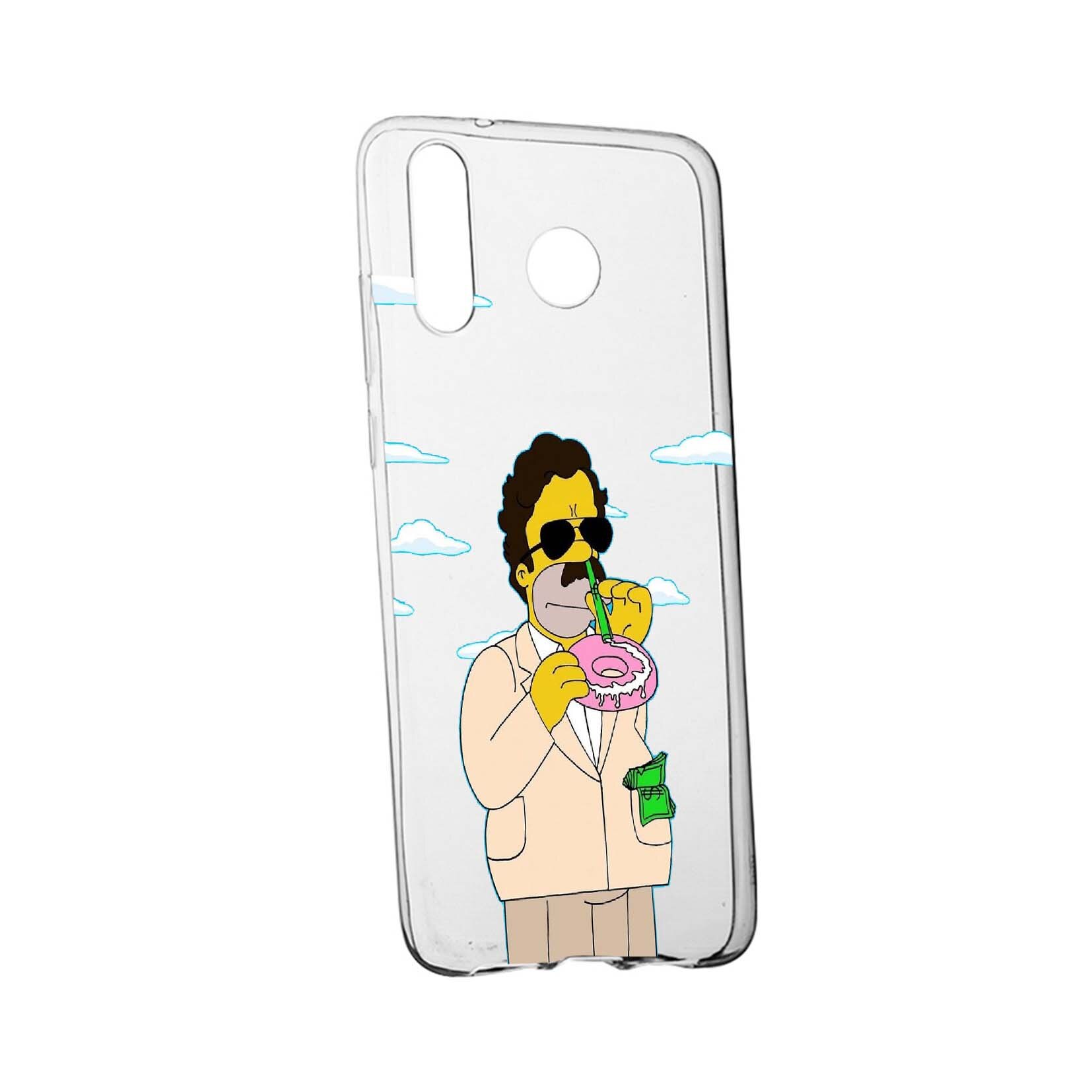 Husa de protectie Narcos Simpson, Movie pentru Samsung Galaxy A60, rezistenta la uzura, anti-alunecare, din silicon Premium, 440