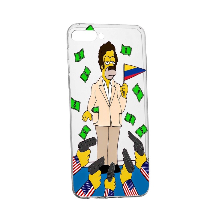 Husa de protectie Narcos Simpson, Movie pentru LG K9, rezistenta la uzura, anti-alunecare, din silicon Premium, 439