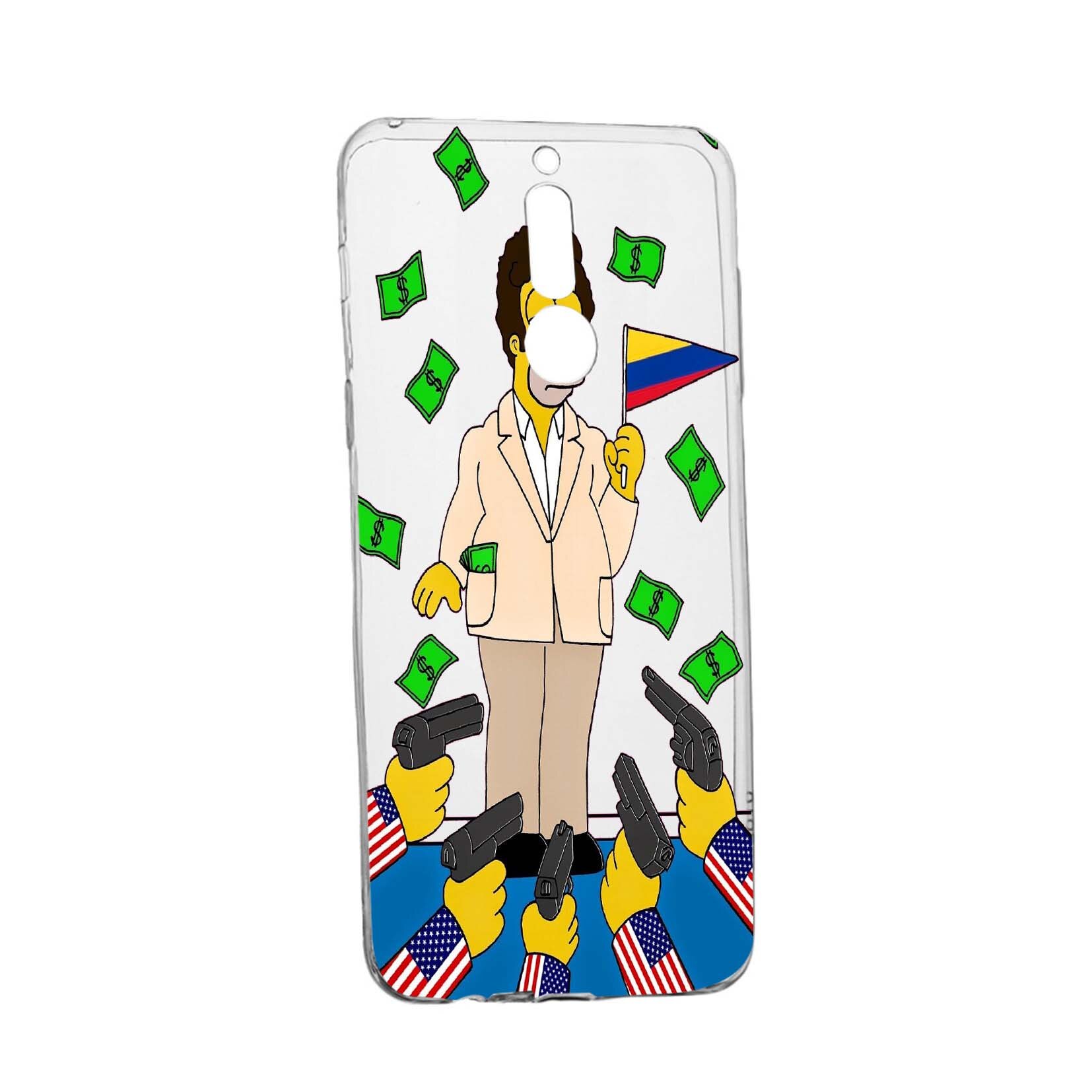 Husa de protectie Narcos Simpson, Movie pentru Sony Xperia 1/ XZ4, rezistenta la uzura, anti-alunecare, din silicon Premium, 439