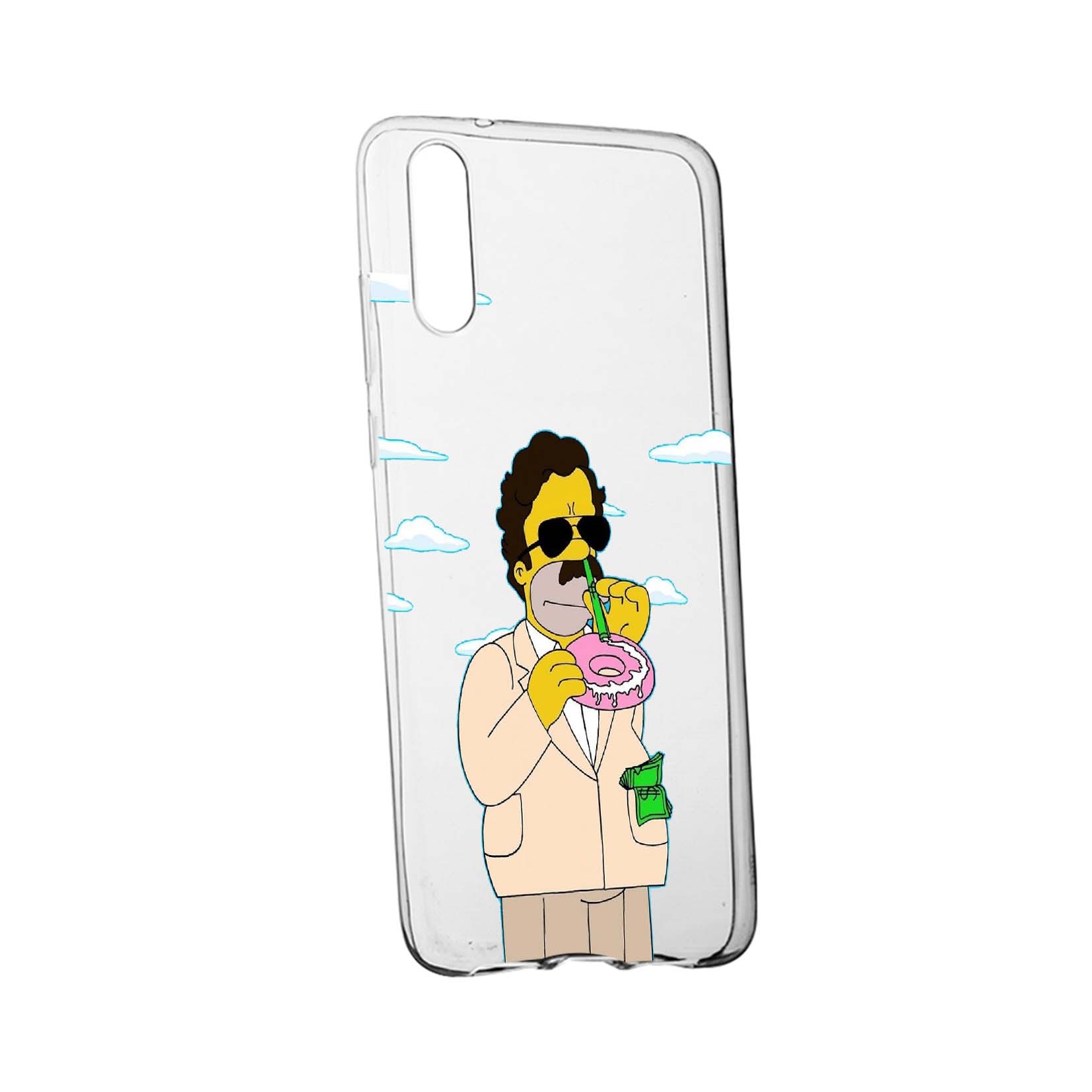 Husa de protectie Narcos Simpson, Movie pentru Samsung Galaxy M10, rezistenta la uzura, anti-alunecare, din silicon Premium, 440