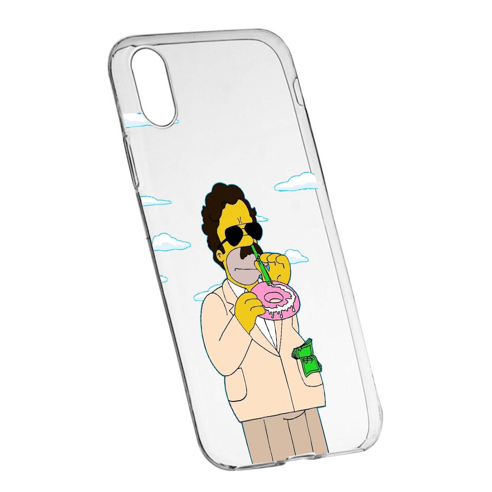Husa de protectie Narcos Simpson, Movie pentru Sony XA1, rezistenta la uzura, anti-alunecare, din silicon Premium, 440