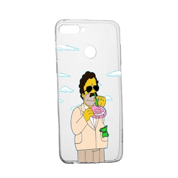 Husa de protectie Narcos Simpson, Movie pentru Huawei Y7 Prime 2018 / Y7 2018, rezistenta la uzura, anti-alunecare, din silicon Premium, 440 Husa de protectie Narcos Simpson, Movie pentru Huawei Y7 Prime 2018 / Y7 2018, rezistenta la uzura, anti-alunecare, din silicon Premium, 440