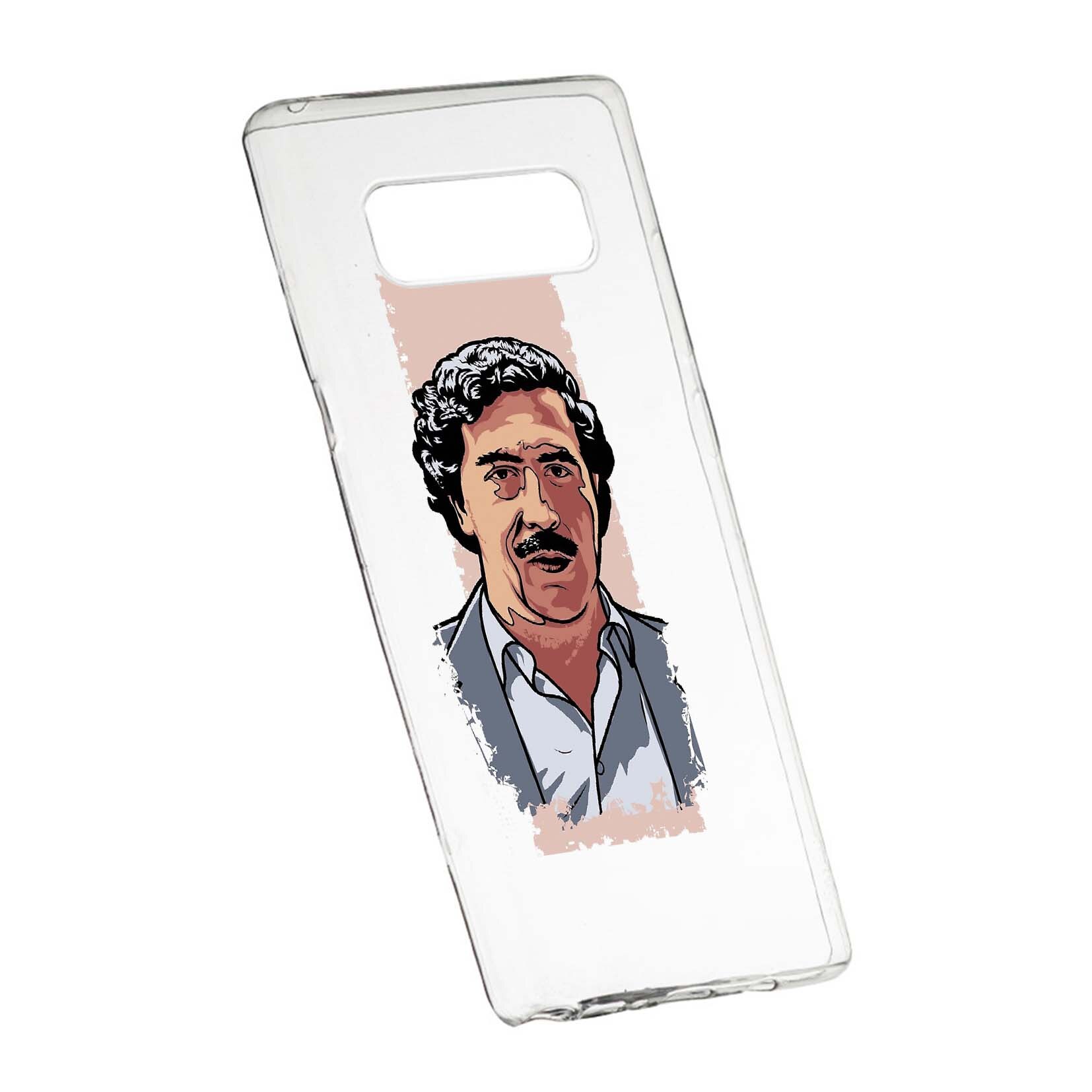Husa de protectie Narcos Pablo Escobar, Movie pentru Samsung Galaxy Note 8, rezistenta la uzura, anti-alunecare, din silicon Premium, 442