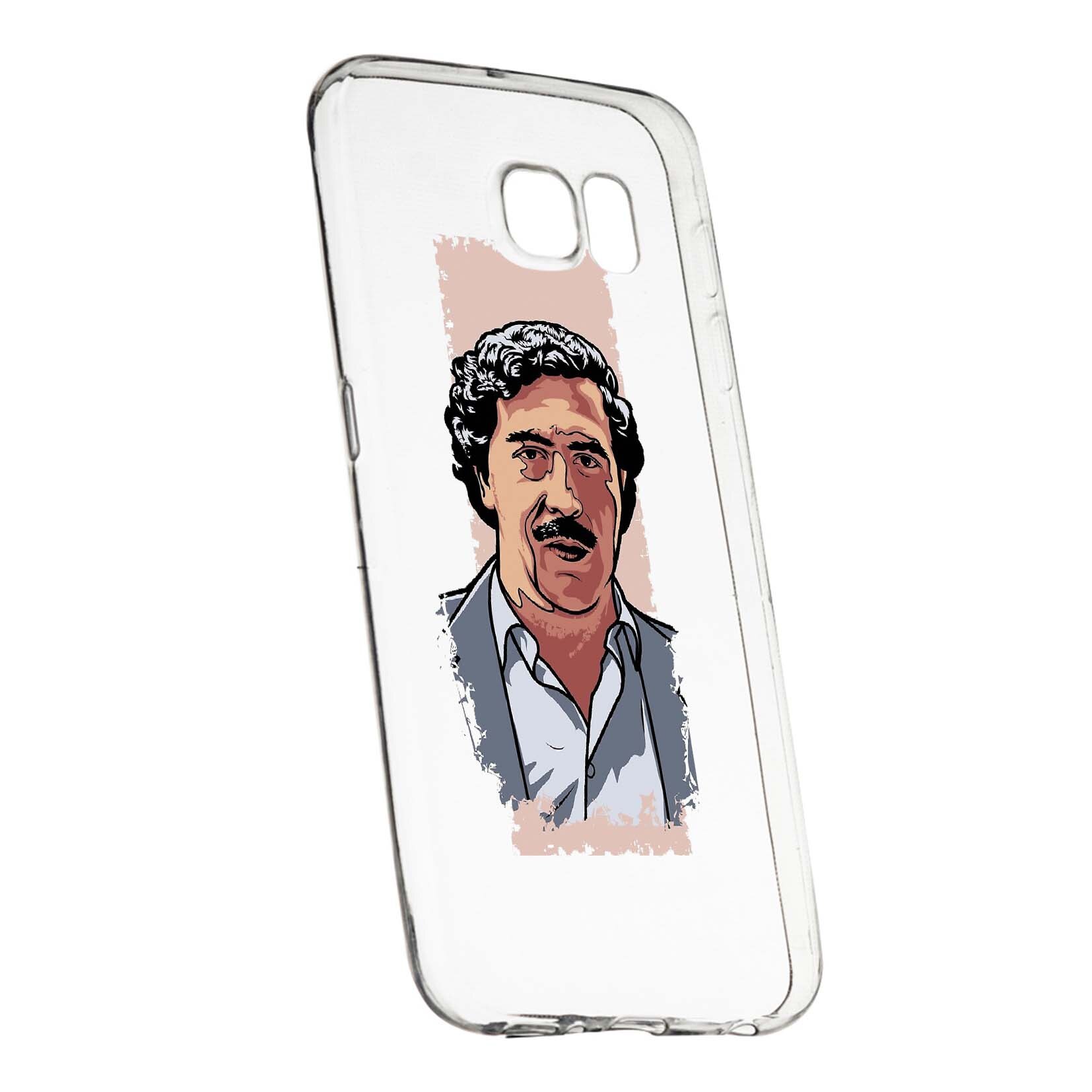 Husa de protectie Narcos Pablo Escobar, Movie pentru Samsung Galaxy S6, rezistenta la uzura, anti-alunecare, din silicon Premium, 442