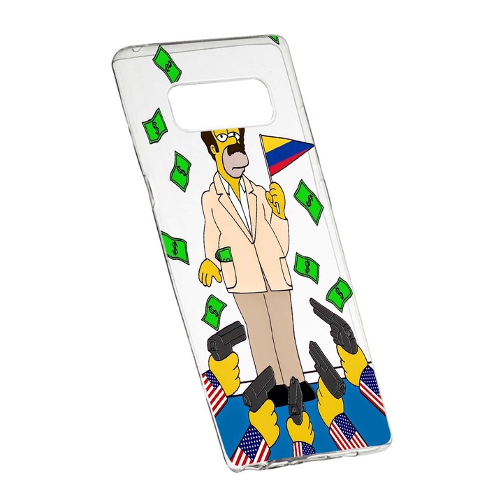 Силиконов калъф Unique за Narcos Simpson, Movie Samsung Galaxy S10 Plus, 439