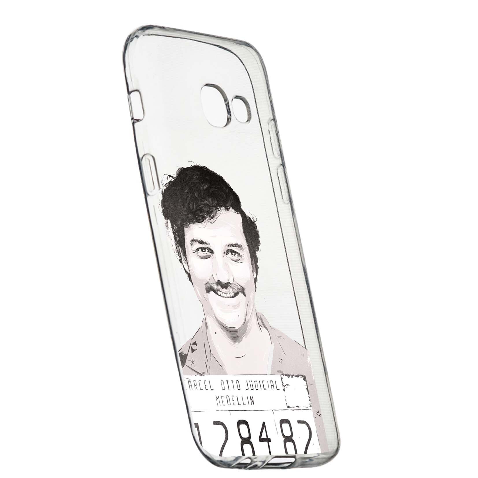 Husa de protectie Narcos Pablo Escobar, Movie pentru Samsung Galaxy A3 2017, rezistenta la uzura, anti-alunecare, din silicon Premium, 443