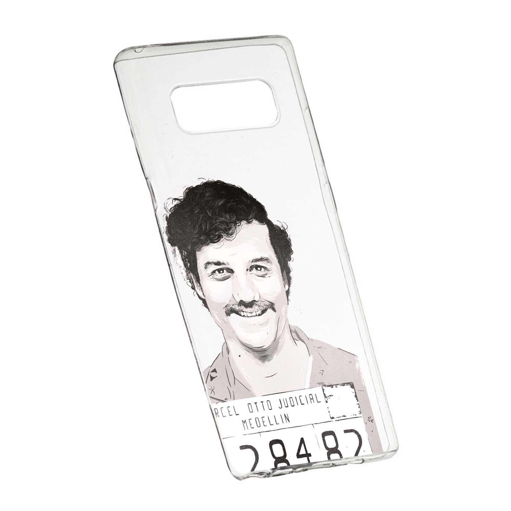 Husa de protectie Narcos Pablo Escobar, Movie pentru Samsung Galaxy Note 8, rezistenta la uzura, anti-alunecare, din silicon Premium, 443